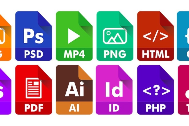 I will convert pdf, jpg, word, xlsx, psd and png to any format