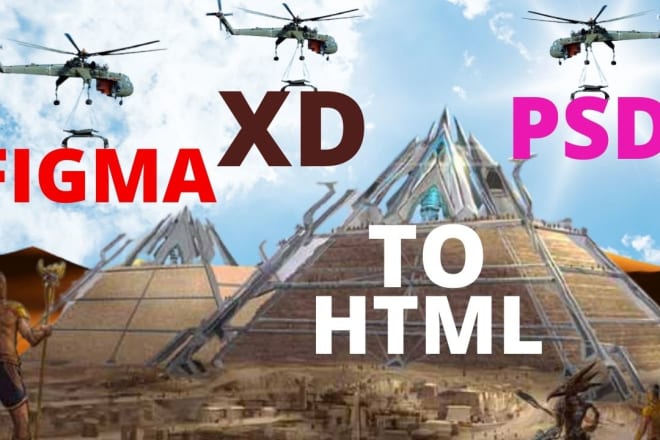 I will convert xd to html, PSD to html, figma to html with w3c validation