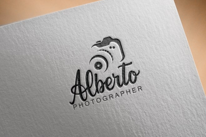 I will create a beautiful photographer logo design