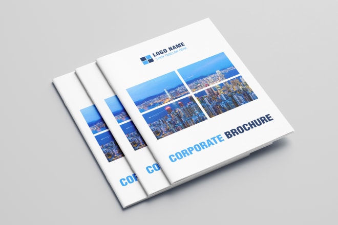 I will create a bifold, trifold corporate brochure design