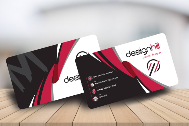 I will create a business card, business card logo,