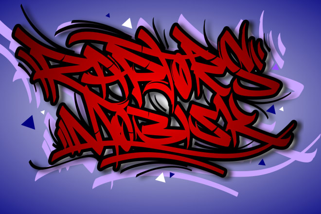 I will create a custom graffiti for your logo or business