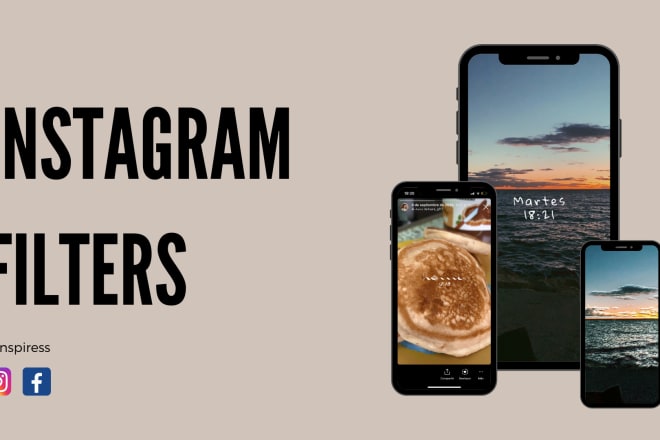 I will create a custom instagram or facebook filter