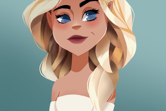 I will create a drawing using vector graphics based on your idea