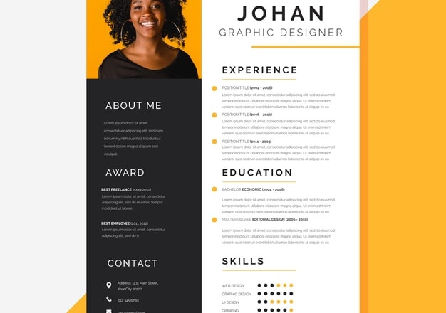 I will create a HTML CSS resume