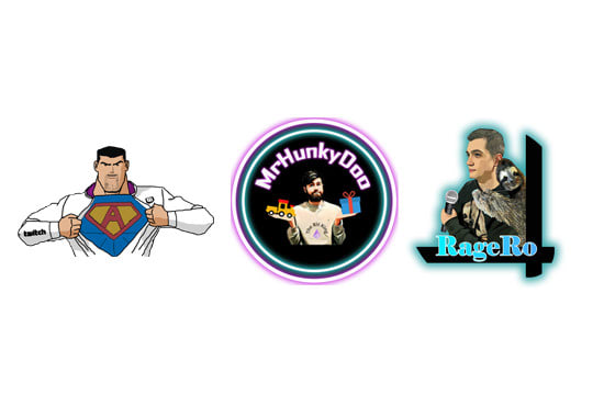 I will create a logo for all content creators