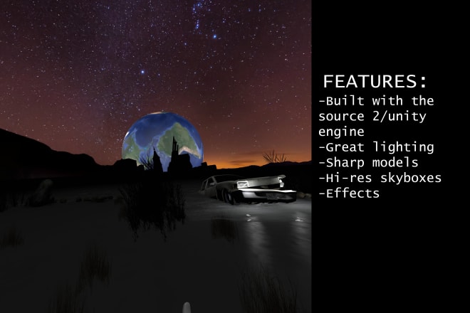 I will create a stunning VR environment