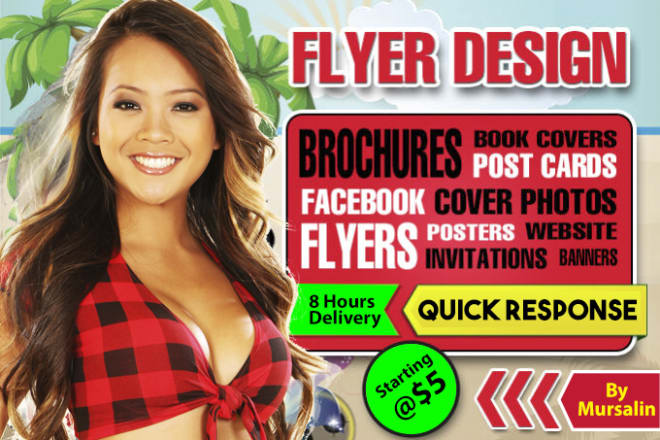 I will create a unique flyer poster brochure etc