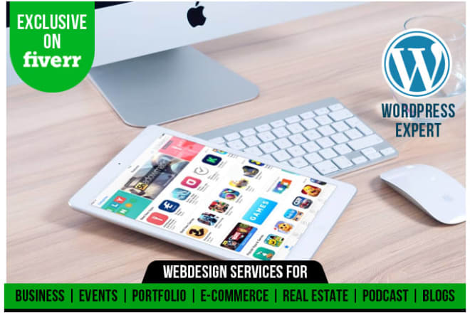 I will create a wordpress website