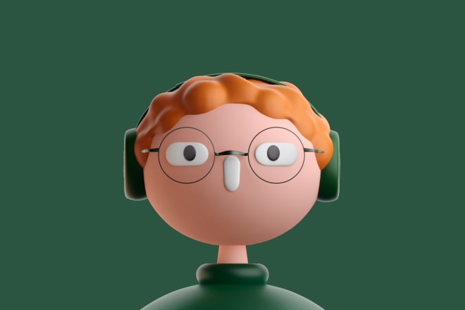 I will create an amazing 3d avatar in cartoon style