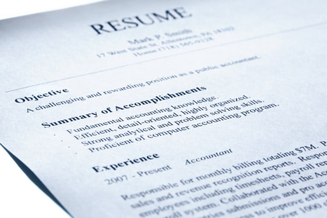 I will create and design a unique resume,c v or cover letters