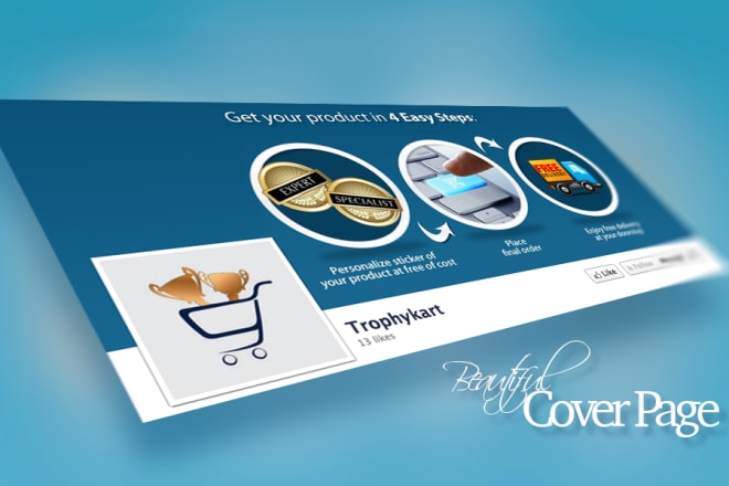 I will create beautiful facebook covers and posts