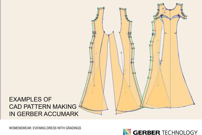 I will create cad patterns for any type of garment