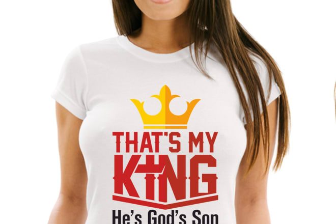 I will create custom christian t shirt designs