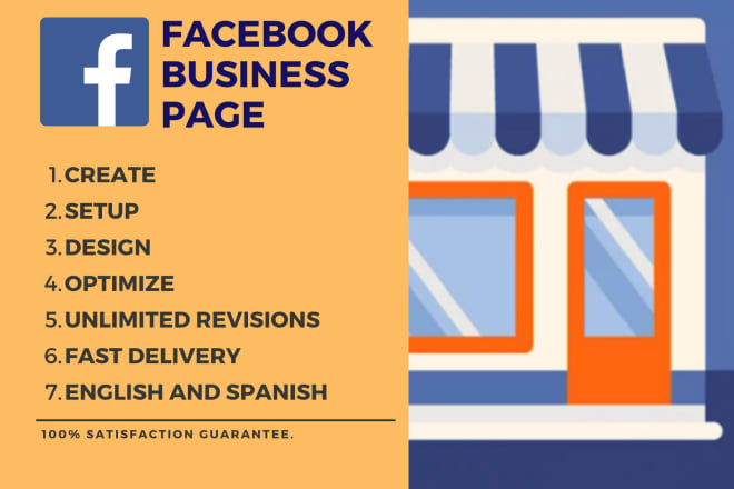 I will create design and customize a professional facebook page