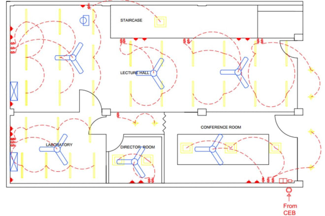 I will create electrical design and lighting plan