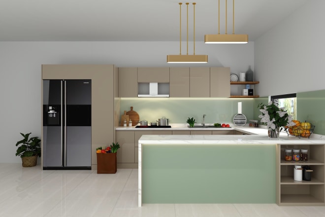 I will create exterior or interior 3d models and render