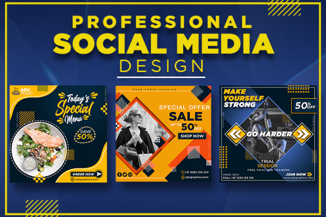 I will create eye catchy and responsive social media design