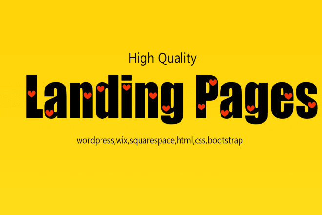 I will create future level landing page design