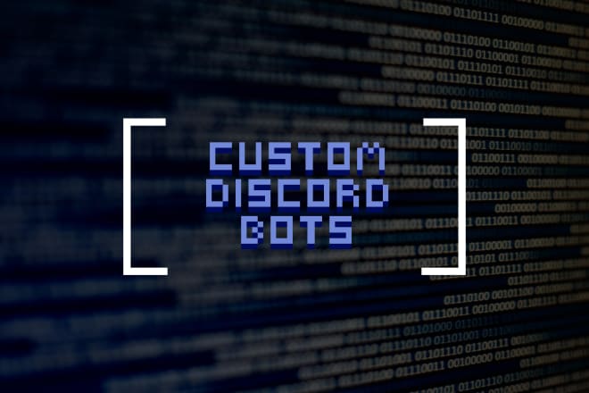 I will create more than just a discord bot for you