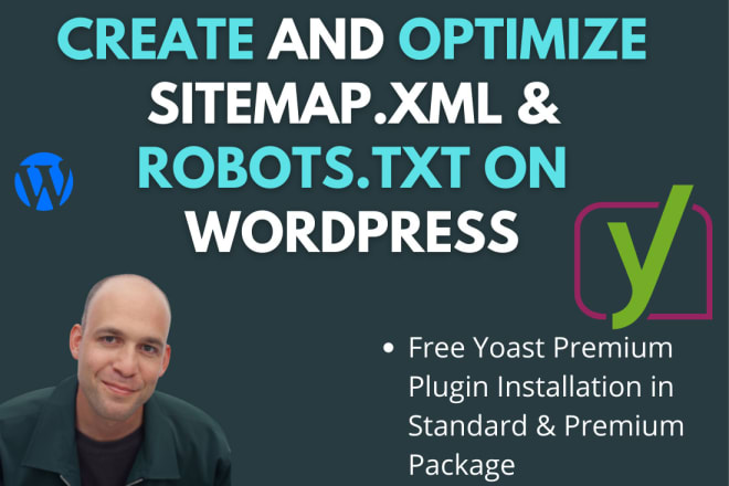I will create or fix xml sitemaps and robots txt in wordpress