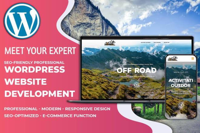 I will create professional business wordpress website design