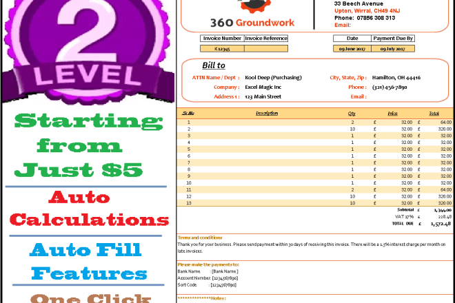 I will create professional interactive templates in excel