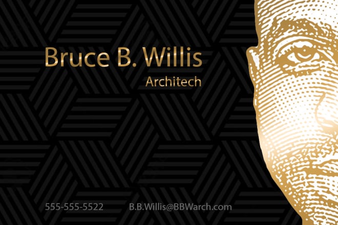 I will create stylish luxury business card design