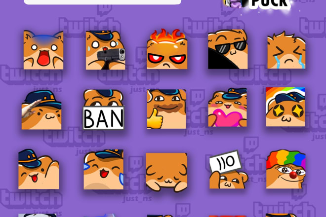 I will create the best personalized twitch emotes for you, discount