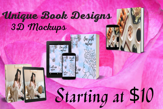 I will create unique book cover and satisfying ebook covers designs