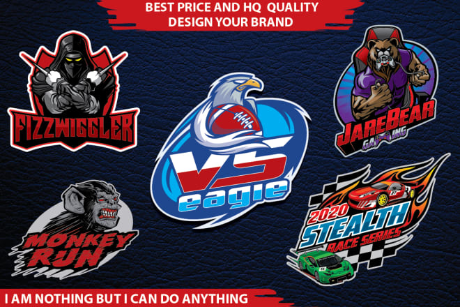 I will create unique eye catching attractive mascot sports logo design