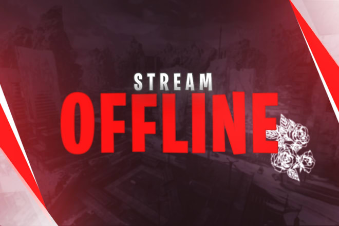 I will create you your unique offline banner for twitch