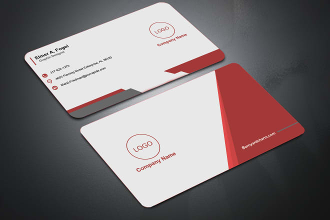 I will design 2 sided modern and unique round business card