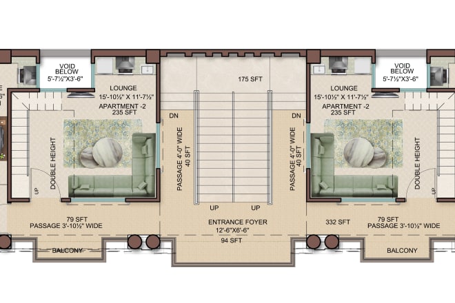 I will design 2d architectural floor plans on autocad