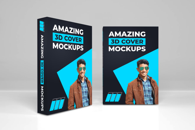 I will design 3d software box, box mockup, boxshot product graphics