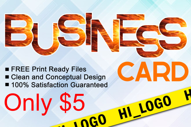 I will design a perfect business card for you