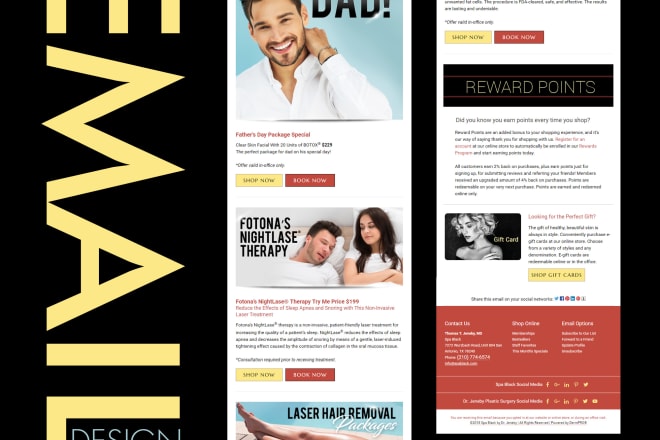 I will design a professional mailchimp template