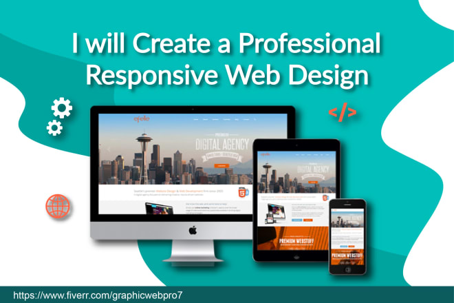 I will design a responsive web page by using HTML and CSS