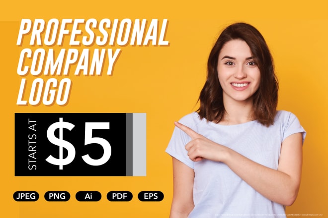 I will design a stunning company logo that starts at 5 dollars