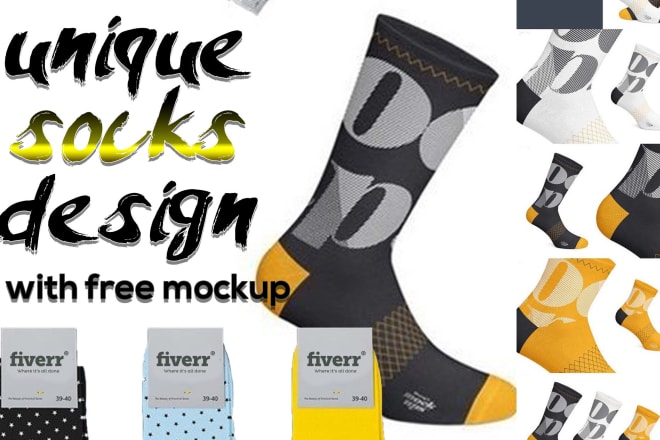 I will design a sublimation or unique socks or tie design pattern