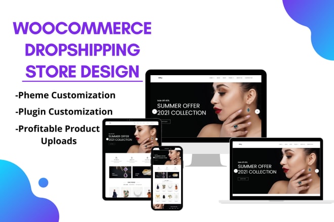 I will design alidropship aliexpress woocommerce dropshipping store