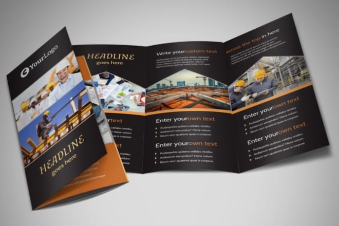 I will design amazing bi fold or tri fold brochure