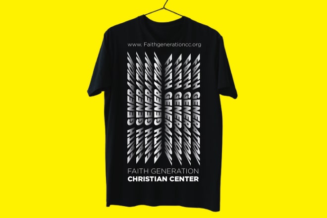 I will design amazing typography t shirt and mockup