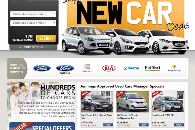 I will design an creative automotive cars dealership website in wordpress