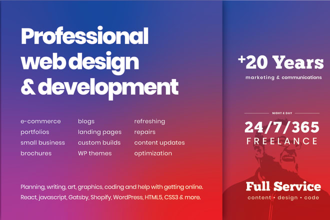 I will design and build your website