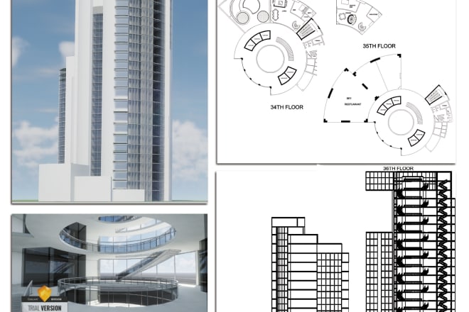 I will design architectural floor plans in autocad and 3d rendering