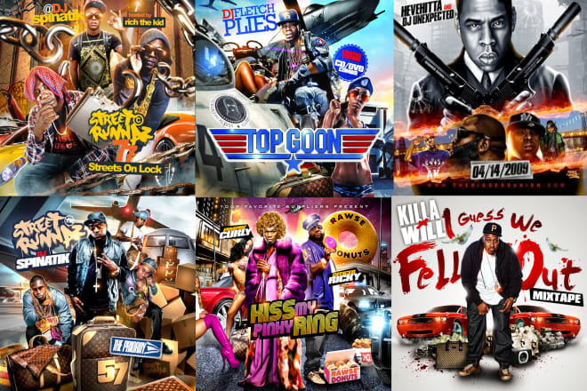 I will design attractive mixtape covers and albums