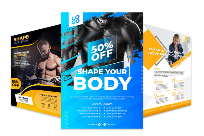 I will design awesome flyer designs or posters