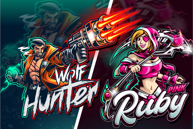 I will design awesome mascot for your esport logo, twitch or youtube