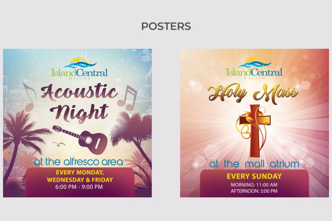 I will design awesome posters for you
